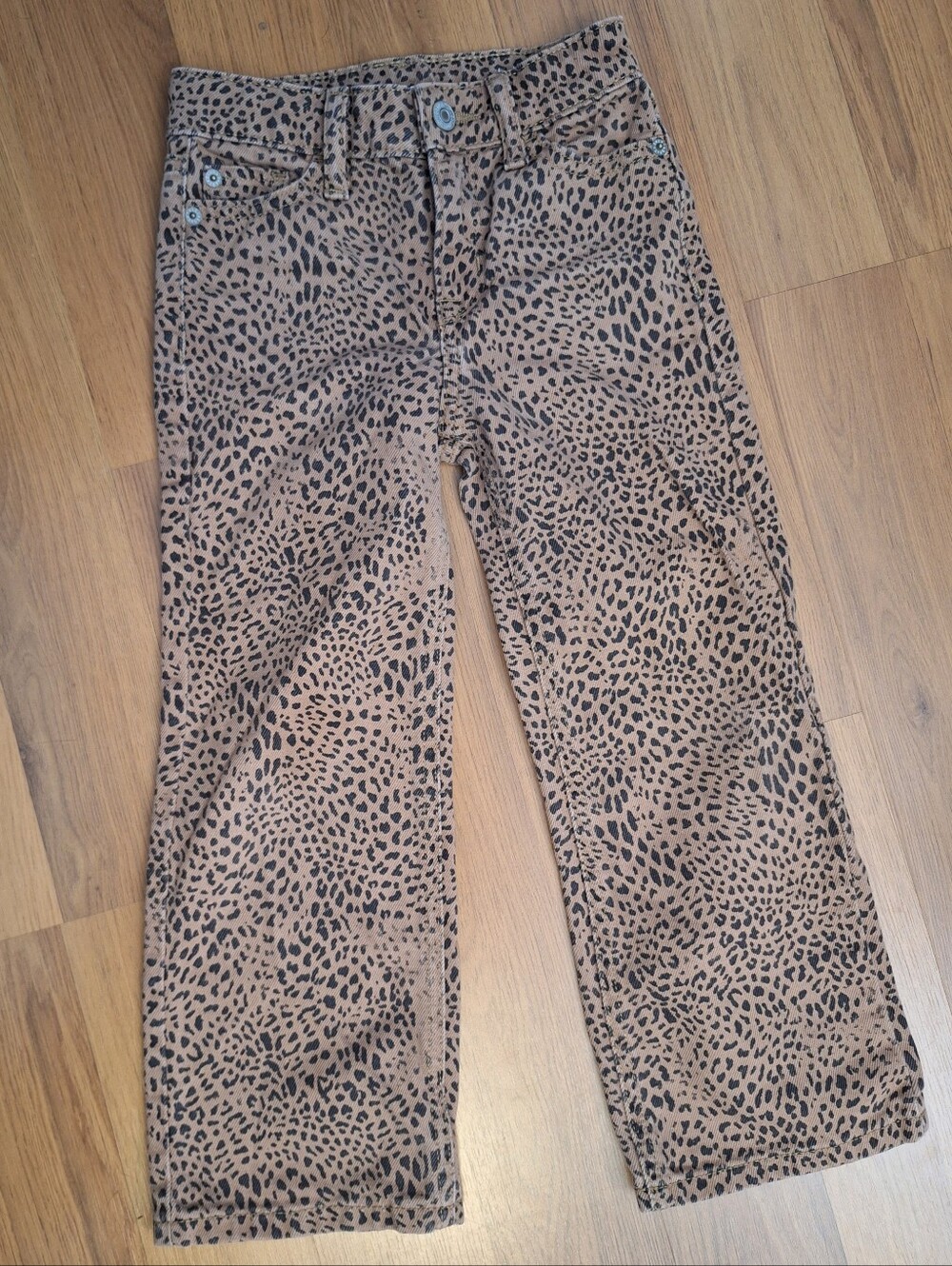Girls, Toddler Leopard Print Jeans 5